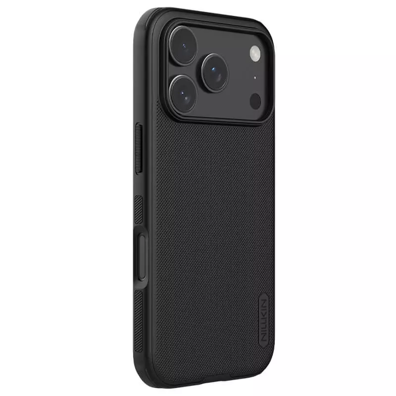 Coque Nillkin Super Frosted Shield Pro pour iPhone 17 Pro Max, offrant protection robuste, design élégant et prise en main confortable